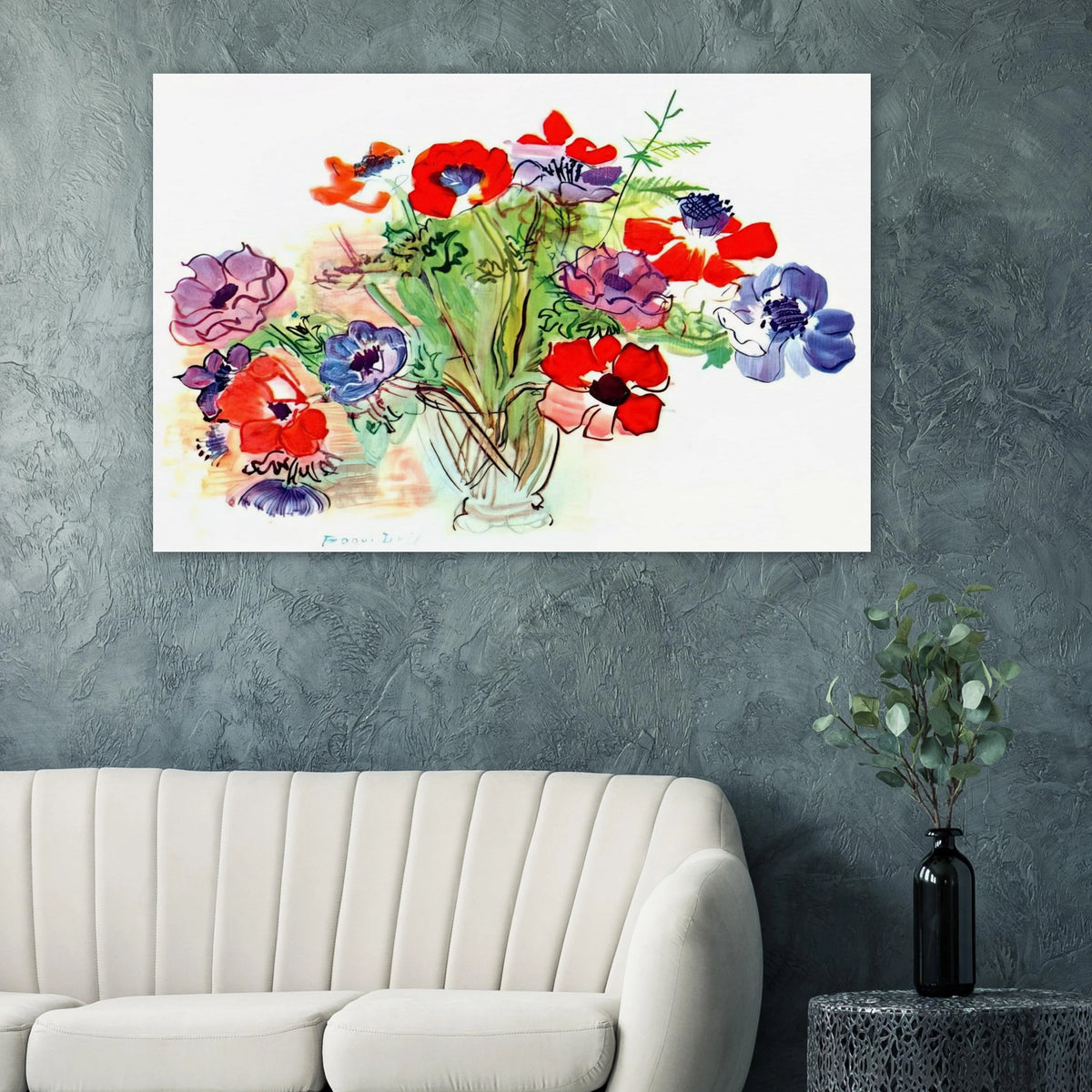BOUQUET OF FLOWERS 1937 Poster | Raoul Dufy Poster | Raoul Dufy Shop