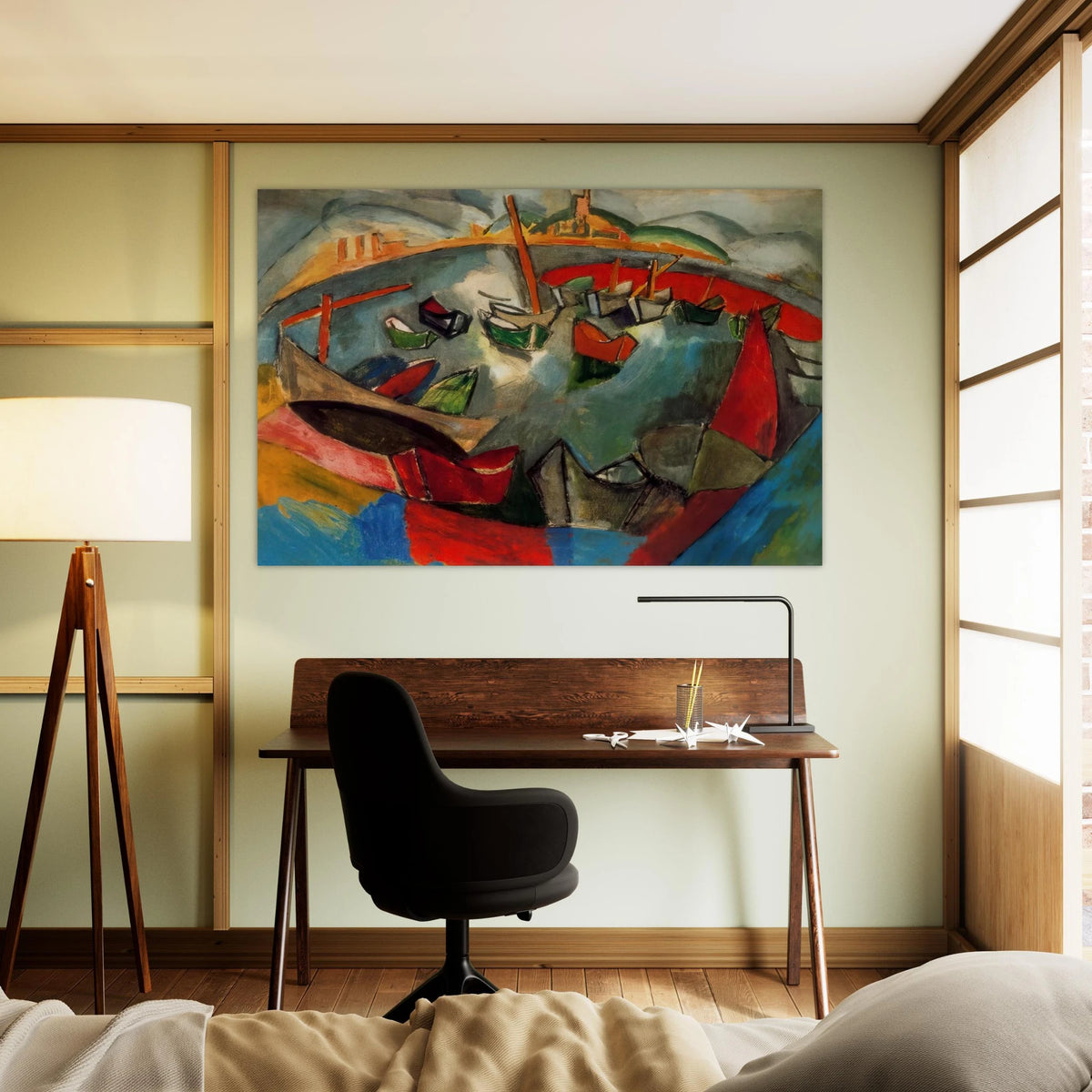 BOATS IN MARSEILLE 1908 Poster | Raoul Dufy Poster | Raoul Dufy Shop