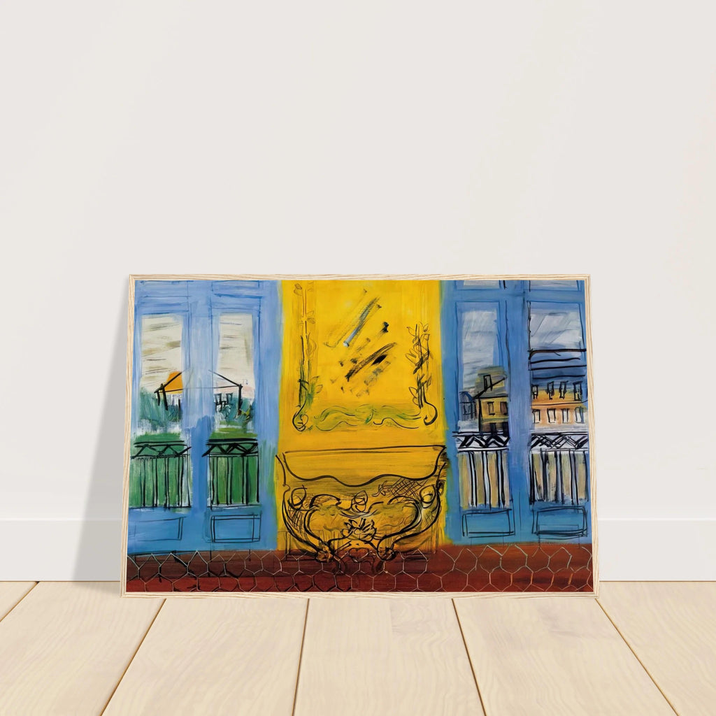 CONSOLE WITH TWO WINDOWS 1948 Framed Poster | Raoul Dufy Framed Prints Wall Art | Raoul Dufy Shop