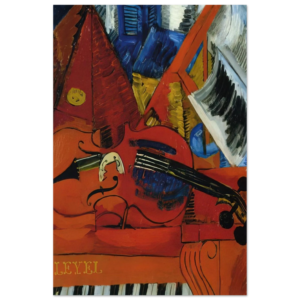 THE VIOLIN 1916 Poster | Raoul Dufy Poster | Raoul Dufy Shop