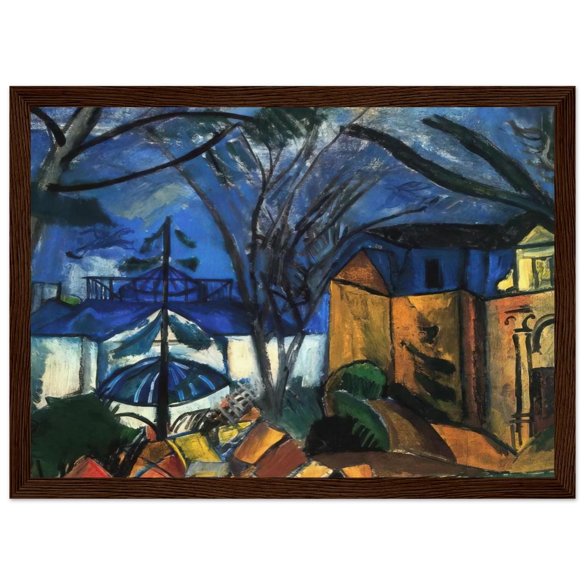 THE BOTANICAL GARDEN 1910 Framed Poster | Raoul Dufy Framed Prints Wall Art | Raoul Dufy Shop