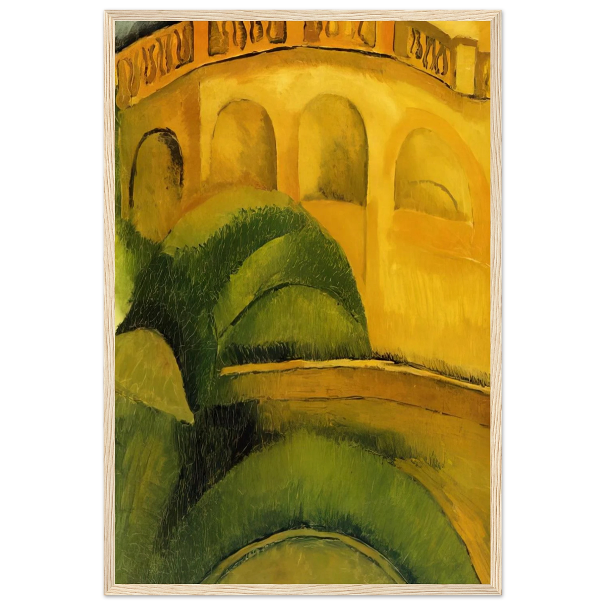 ARCADES AT L ESTAQUE 1908 Framed Poster | Raoul Dufy Framed Prints Wall Art | Raoul Dufy Shop