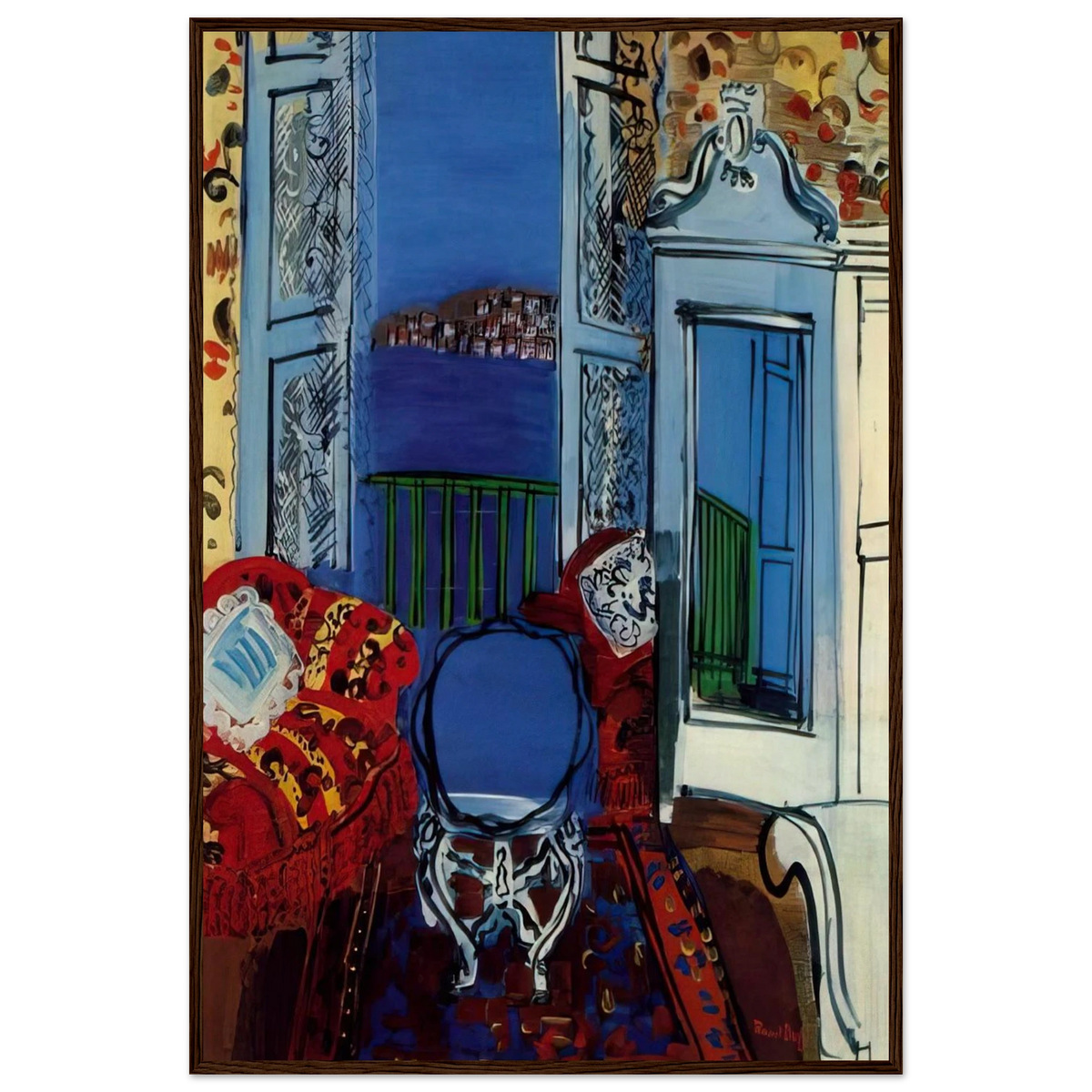OPEN WINDOW 1928 Framed Poster | Raoul Dufy Framed Prints Wall Art | Raoul Dufy Shop