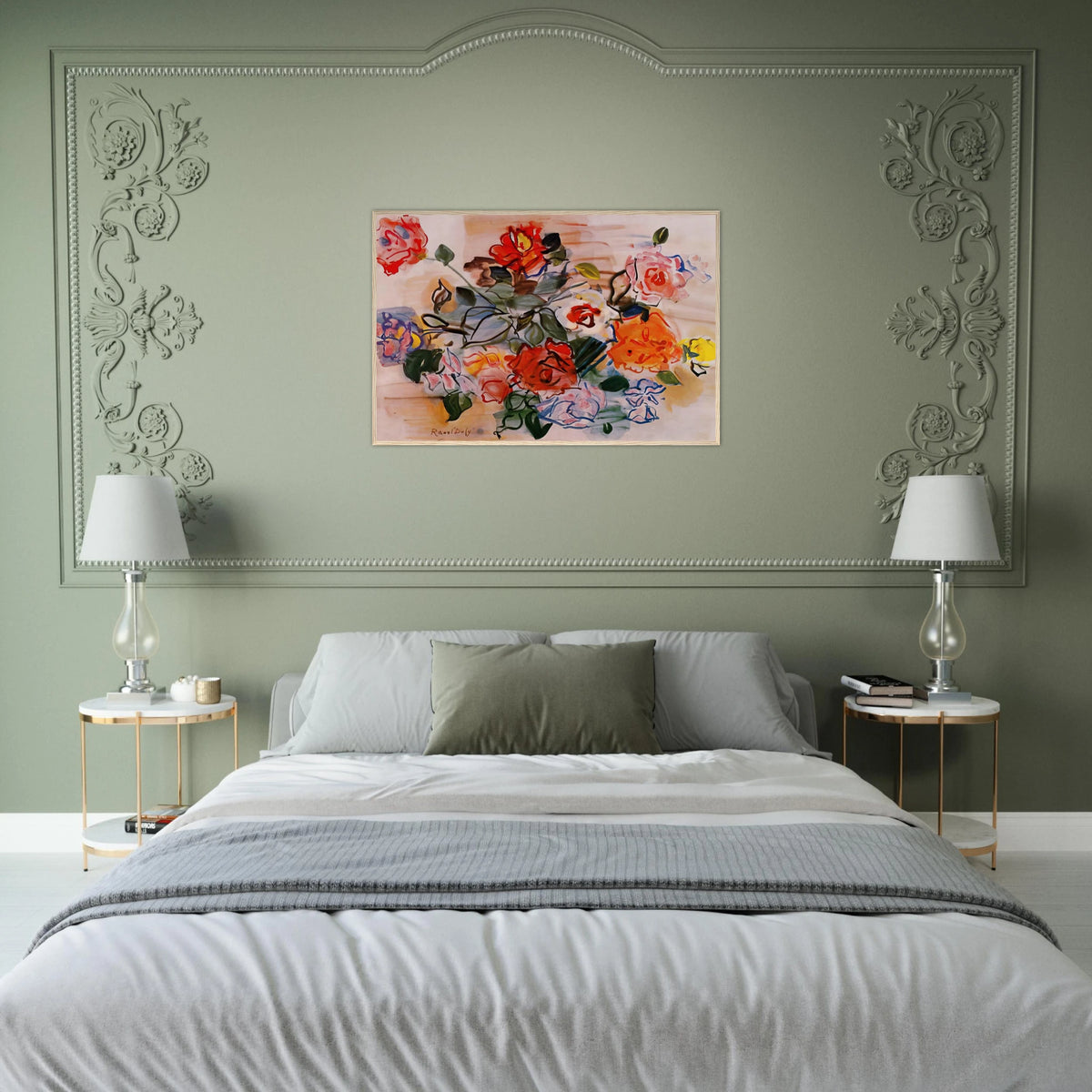 PINK BUNCH 1940 Framed Poster | Raoul Dufy Framed Prints Wall Art | Raoul Dufy Shop
