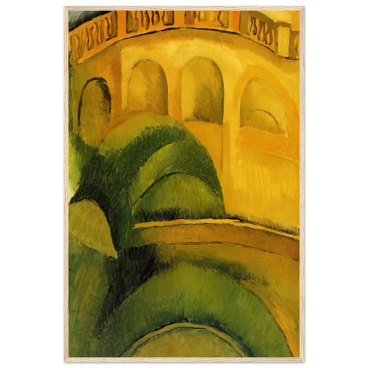 ARCADES AT L ESTAQUE 1908 Framed Poster | Raoul Dufy Framed Prints Wall Art | Raoul Dufy Shop