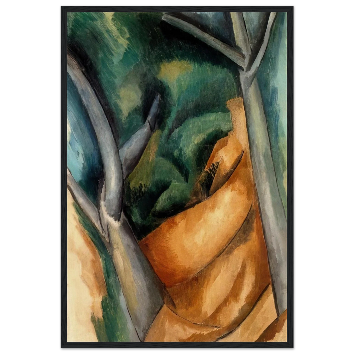 TREES AT ESTAQUE 1908 Framed Poster | Raoul Dufy Framed Prints Wall Art | Raoul Dufy Shop