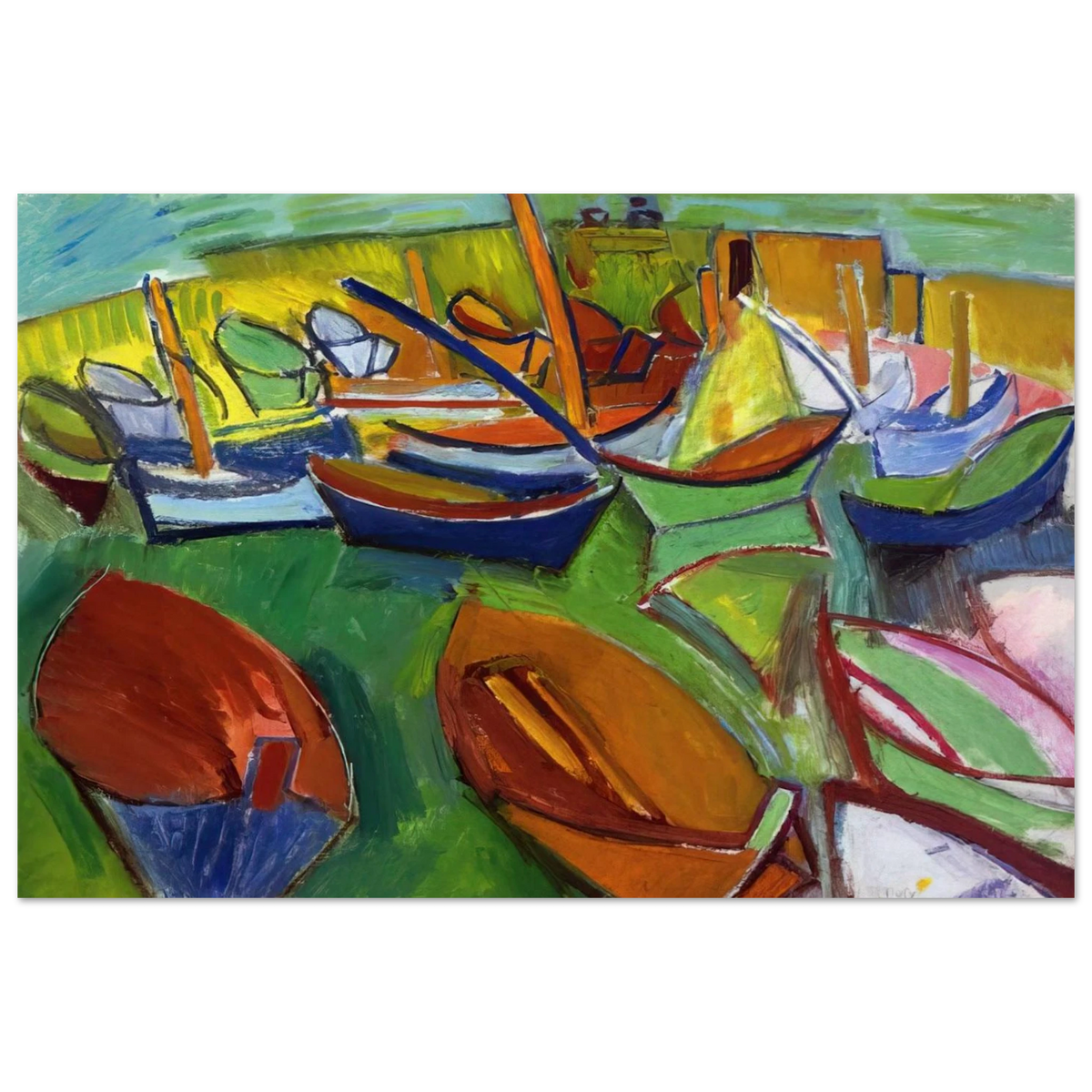 MARTIGUES 1907 Poster | Raoul Dufy Poster | Raoul Dufy Shop