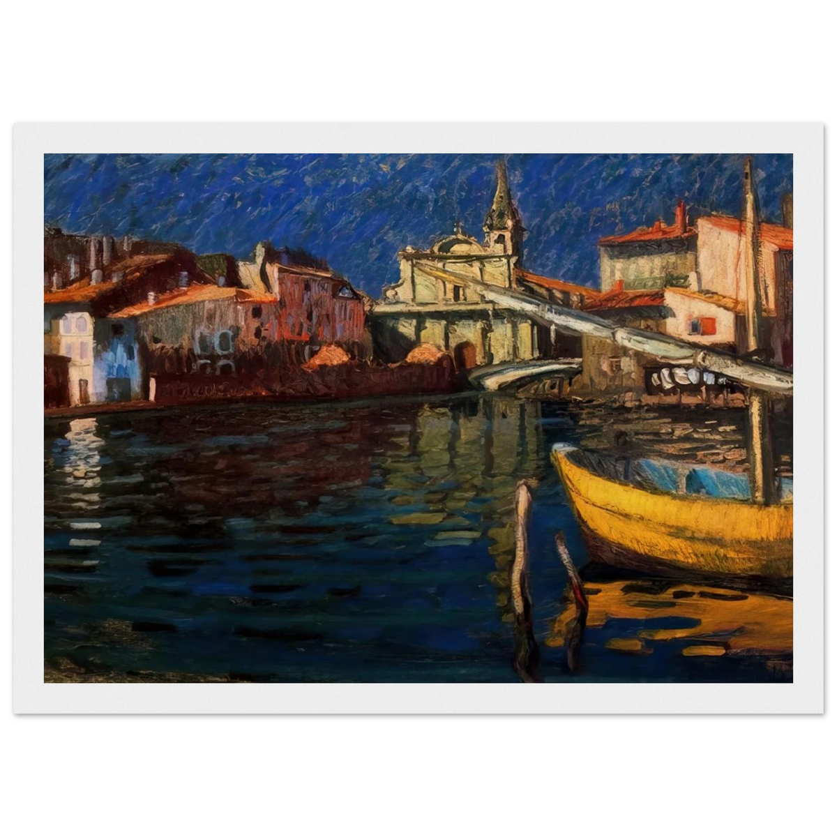 MARTIGUES Framed Poster | Raoul Dufy Framed Prints Wall Art | Raoul Dufy Shop