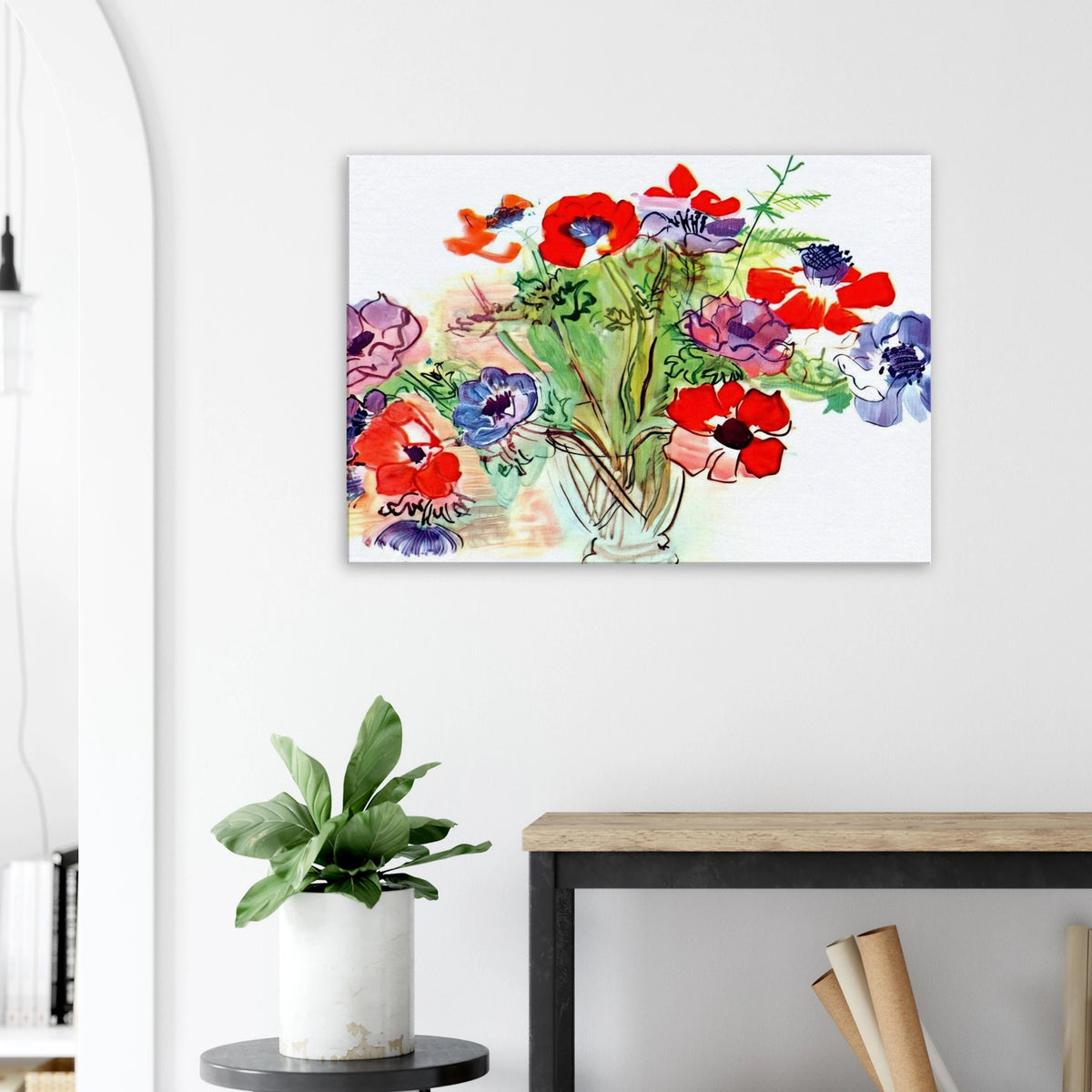 BOUQUET OF FLOWERS 1937 Canvas | Raoul Dufy Canvas | Raoul Dufy Shop