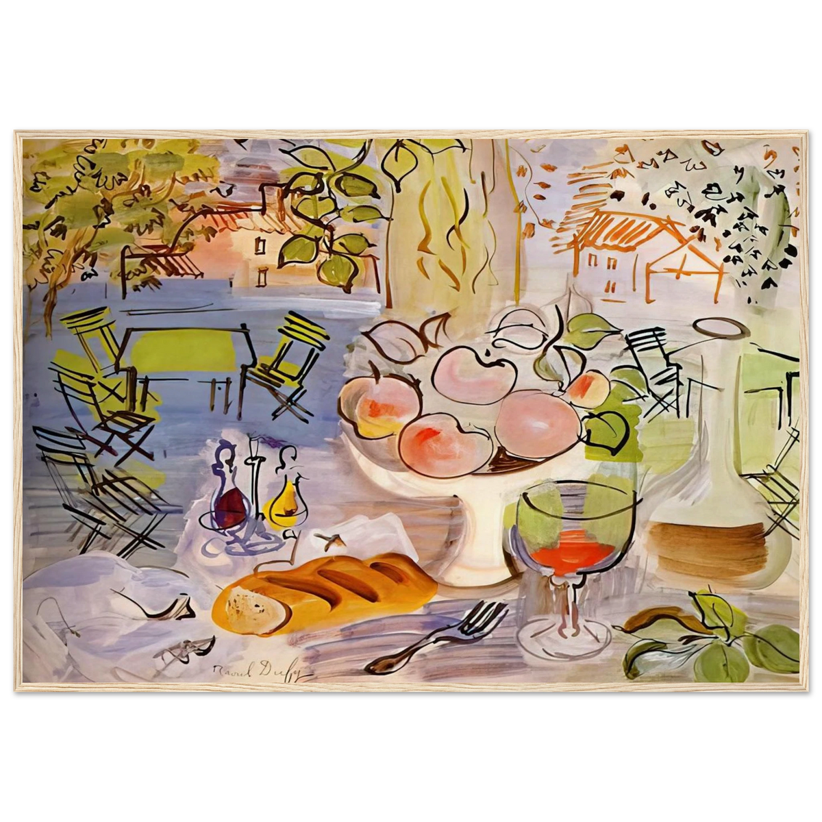 STILL LIFE 1928 Framed Poster | Raoul Dufy Framed Prints Wall Art | Raoul Dufy Shop