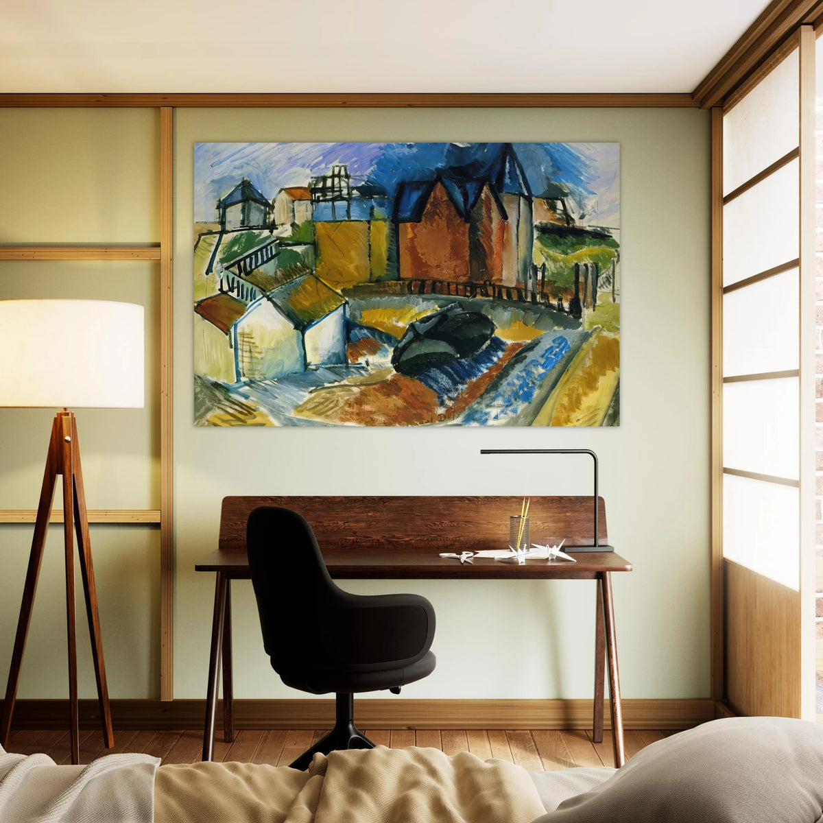 THE BEACH AT HAVRE 1910 Poster | Raoul Dufy Poster | Raoul Dufy Shop