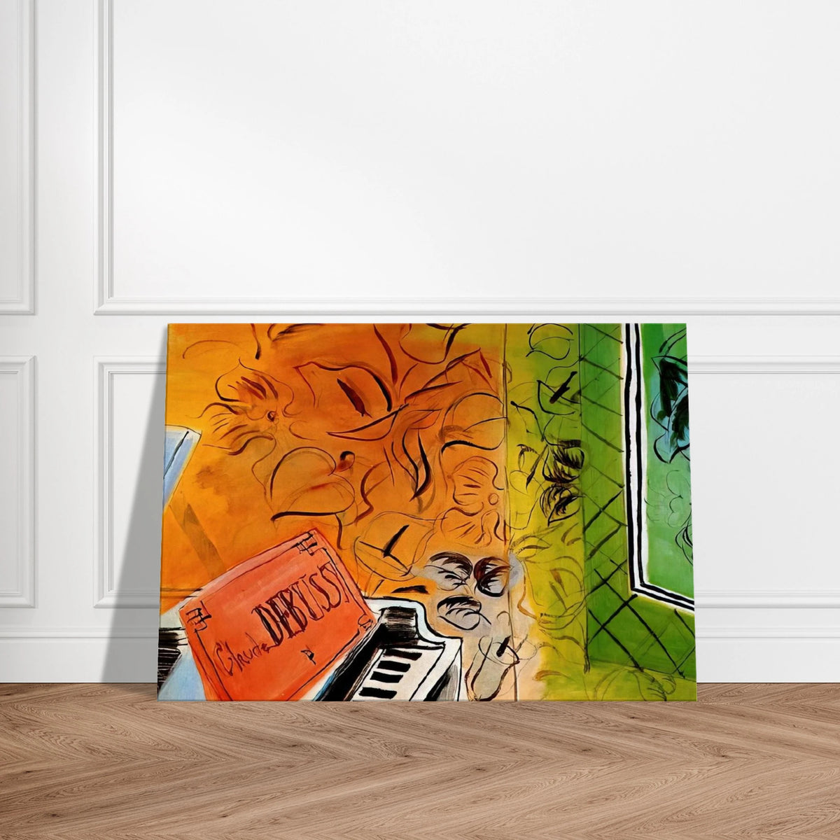 HOMAGE TO CLAUDE DEBUSSY 1952 Canvas | Raoul Dufy Canvas | Raoul Dufy Shop