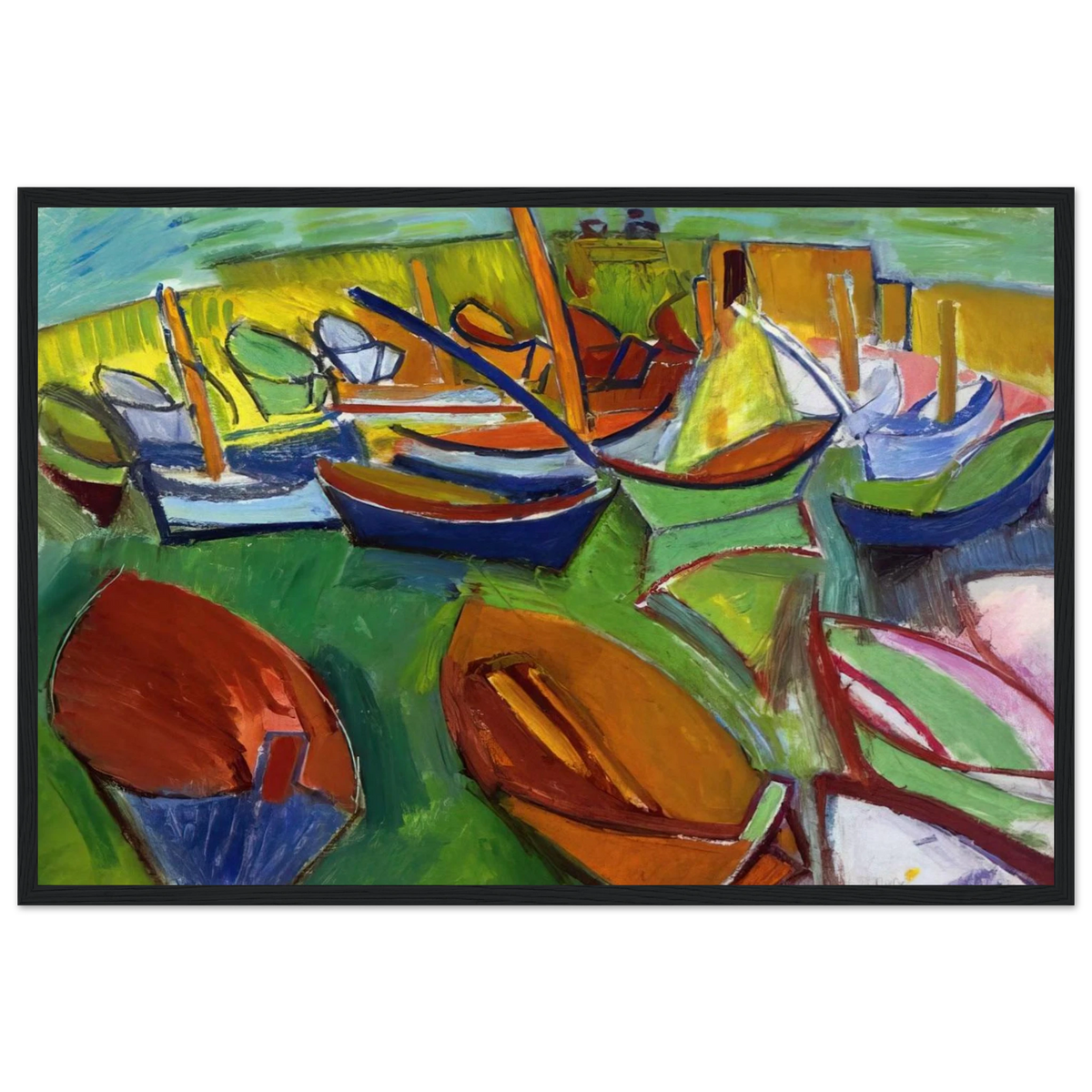 MARTIGUES 1907 Framed Poster | Raoul Dufy Framed Prints Wall Art | Raoul Dufy Shop
