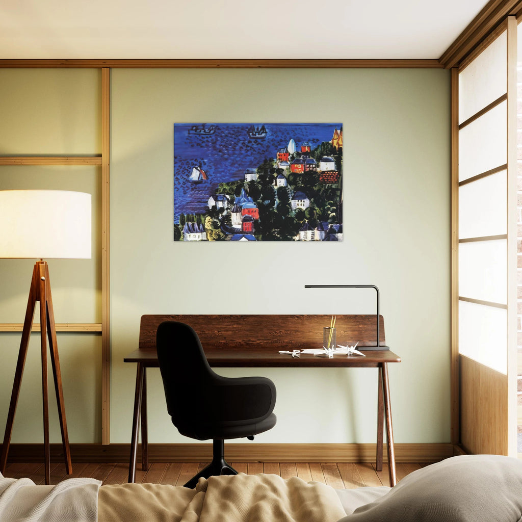 VIEW OF SAINTE ADRESSE Canvas | Raoul Dufy Canvas | Raoul Dufy Shop