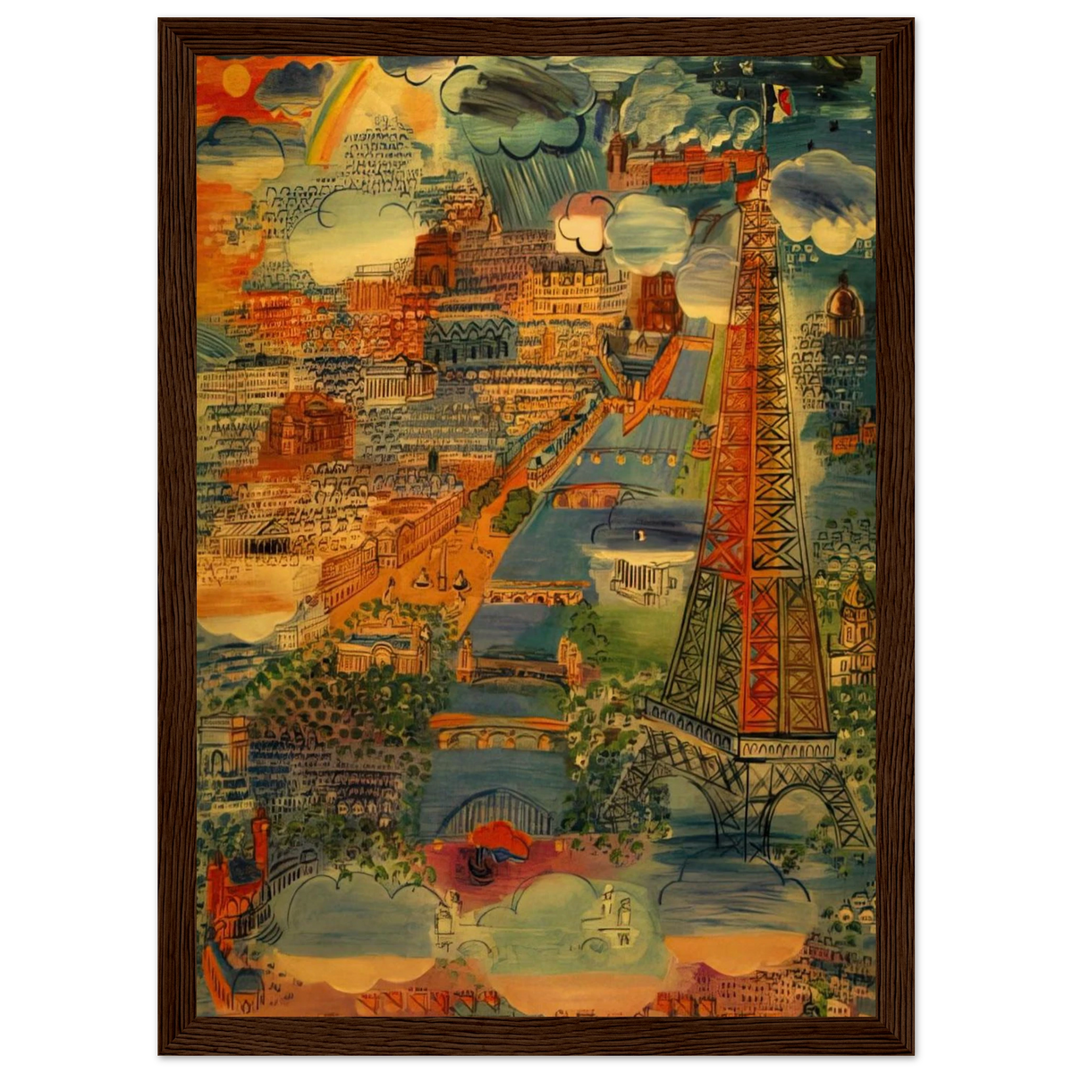 PARIS 1934 Framed Poster | Raoul Dufy Framed Prints Wall Art | Raoul Dufy Shop