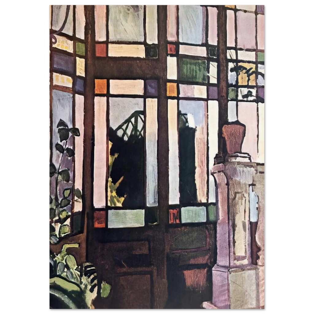 WINDOW WITH COLOURED GLASSES 1906 Poster | Raoul Dufy Poster | Raoul Dufy Shop