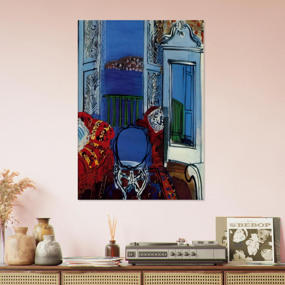 OPEN WINDOW 1928 Canvas | Raoul Dufy Canvas | Raoul Dufy Shop