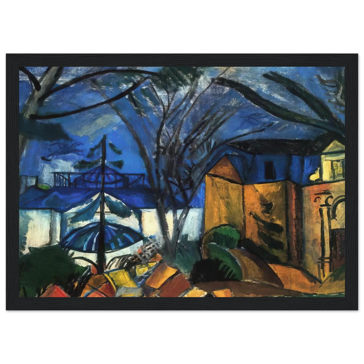 THE BOTANICAL GARDEN 1910 Framed Poster | Raoul Dufy Framed Prints Wall Art | Raoul Dufy Shop