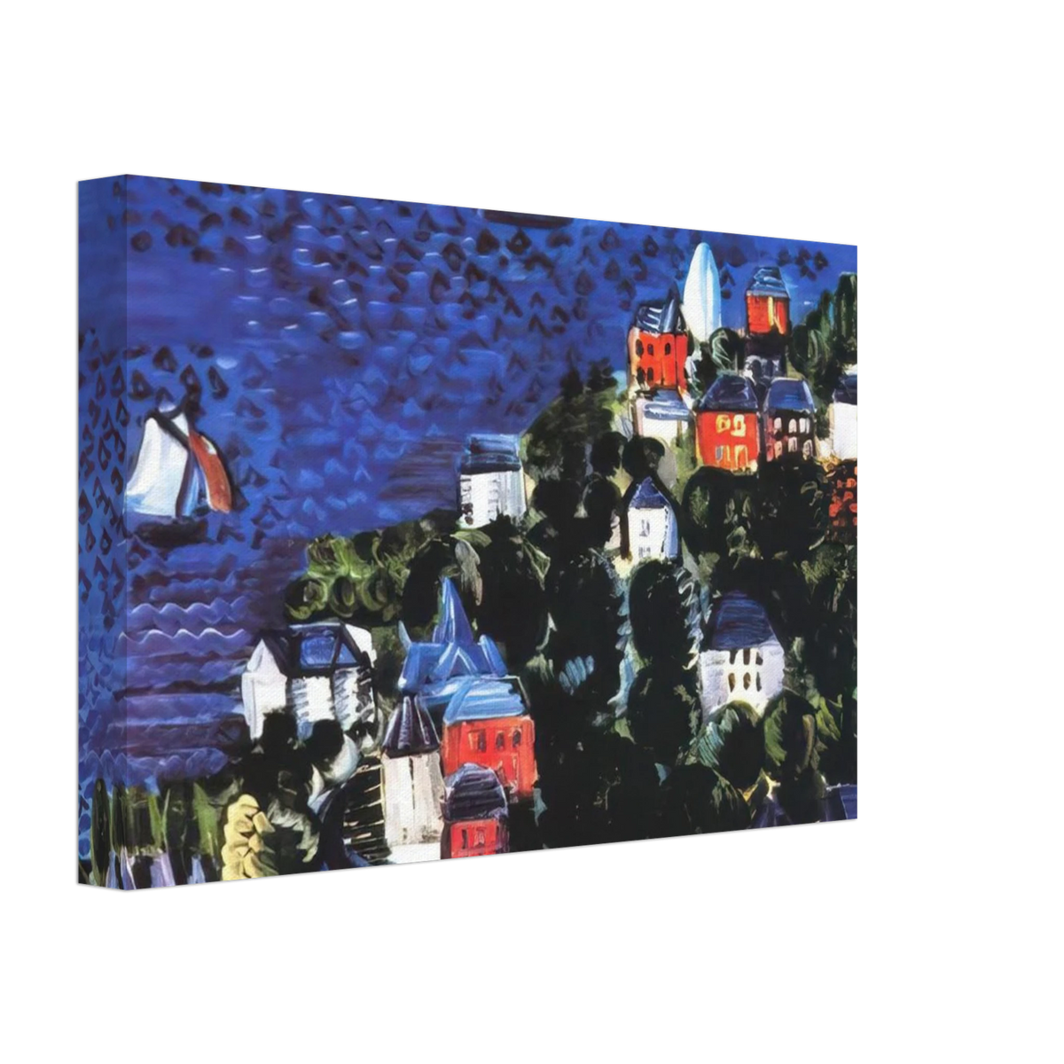VIEW OF SAINTE ADRESSE Canvas | Raoul Dufy Canvas | Raoul Dufy Shop