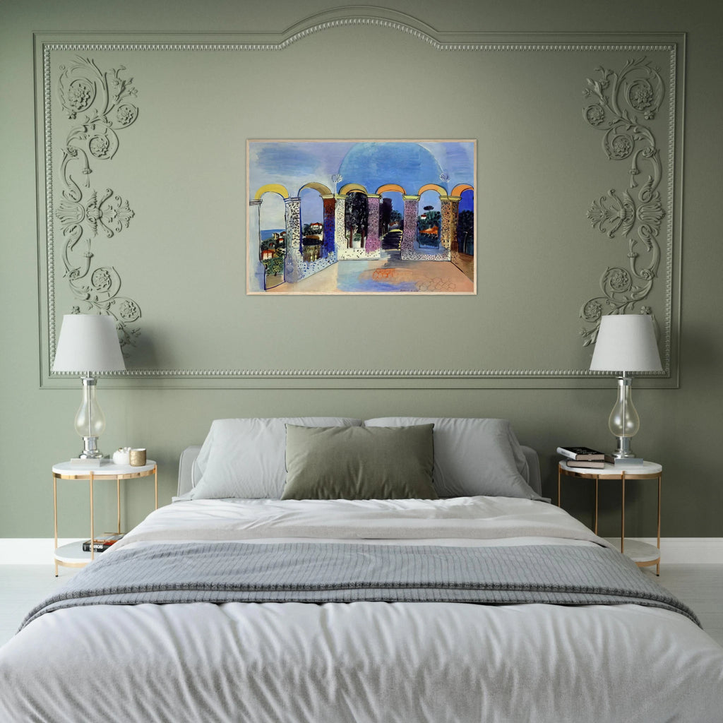 ARCADES AT VALLAURIS 1927 Framed Poster | Raoul Dufy Framed Prints Wall Art | Raoul Dufy Shop