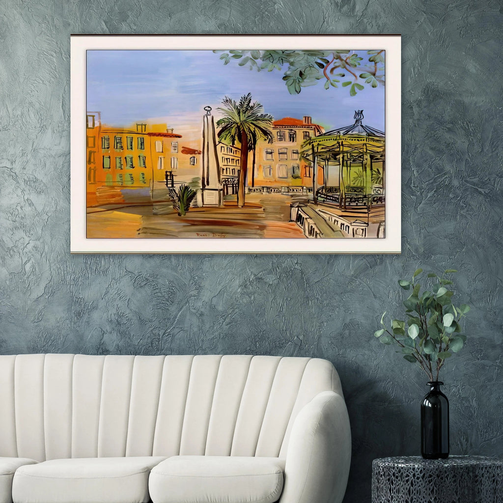 THE SQUARE IN HYERES Poster | Raoul Dufy Poster | Raoul Dufy Shop
