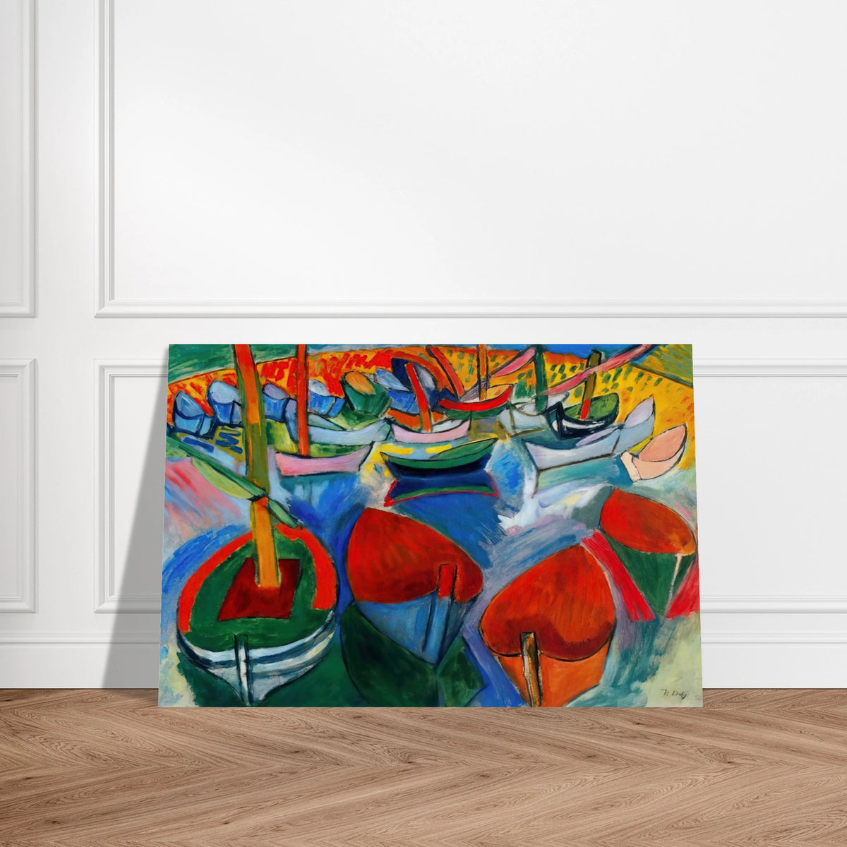 BOATS AT MARTIGUES 1908 Poster | Raoul Dufy Poster | Raoul Dufy Shop