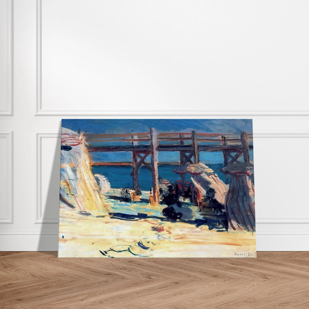 SANDY BEACH OF SAINTE ADRESSE Canvas | Raoul Dufy Canvas | Raoul Dufy Shop
