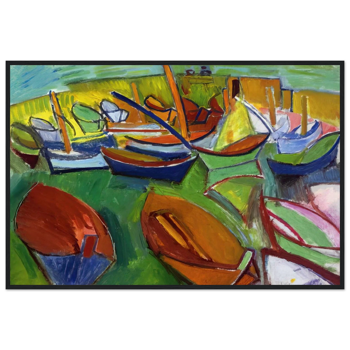 MARTIGUES 1907 Framed Poster | Raoul Dufy Framed Prints Wall Art | Raoul Dufy Shop