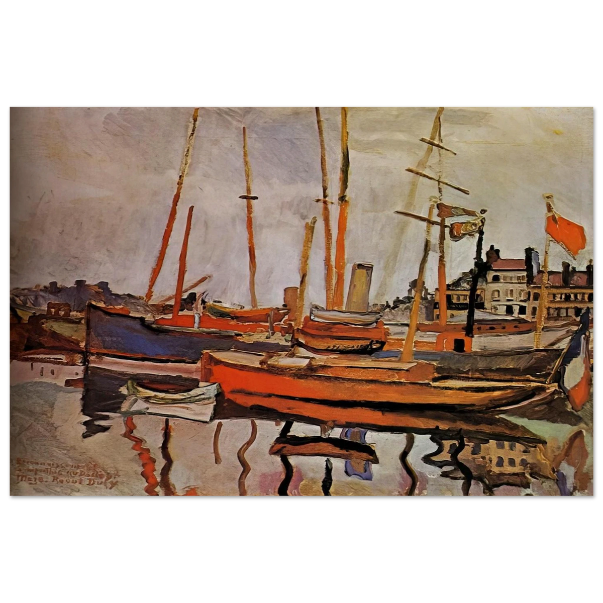 THE PORT OF LE HAVRE 1906 Poster | Raoul Dufy Poster | Raoul Dufy Shop