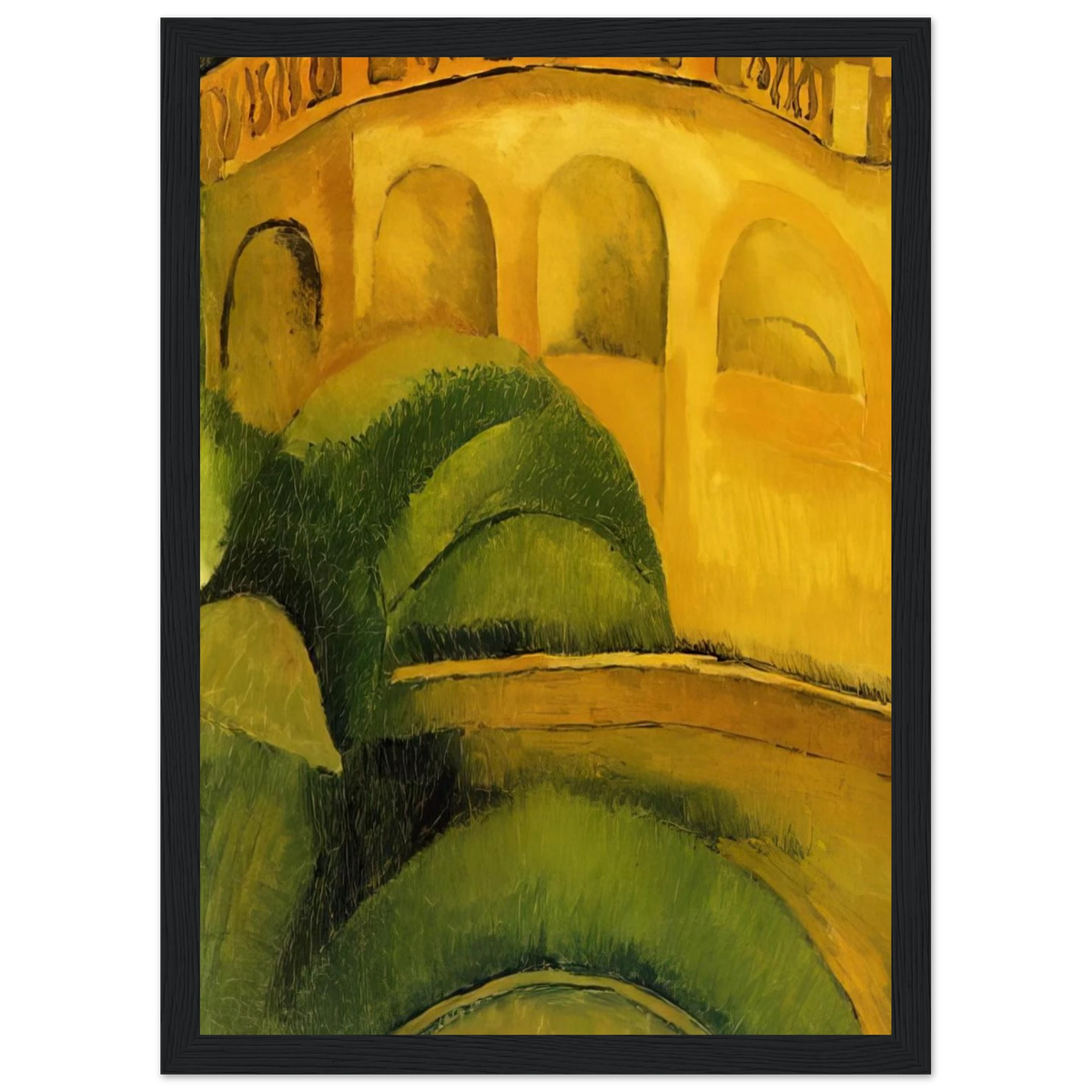 ARCADES AT L ESTAQUE 1908 Framed Poster | Raoul Dufy Framed Prints Wall Art | Raoul Dufy Shop