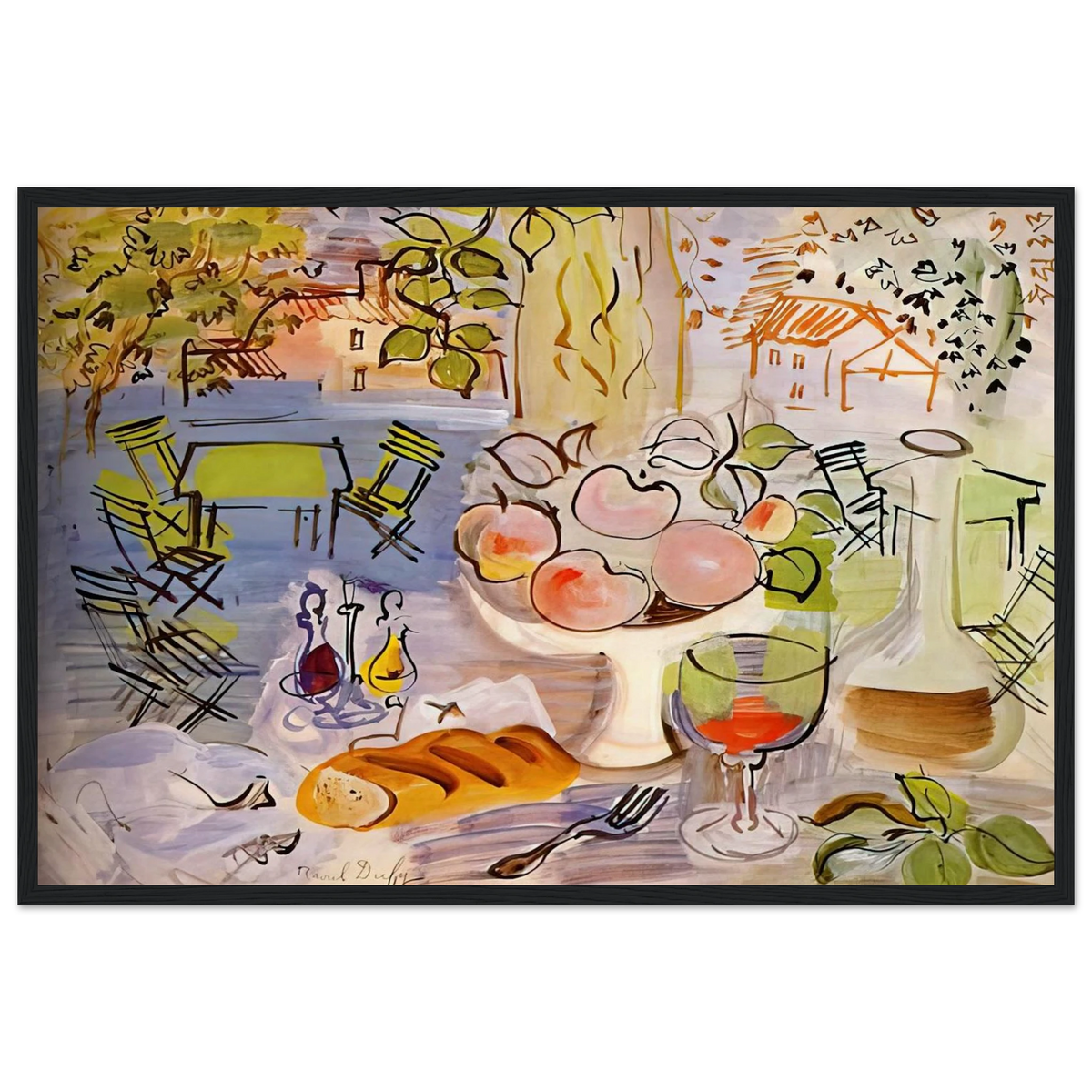 STILL LIFE 1928 Framed Poster | Raoul Dufy Framed Prints Wall Art | Raoul Dufy Shop
