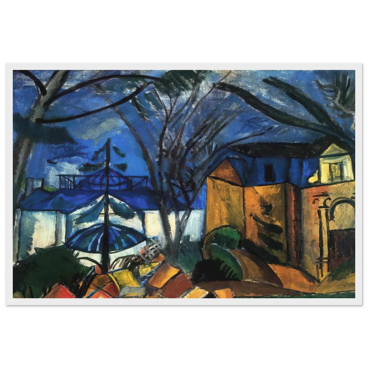 THE BOTANICAL GARDEN 1910 Framed Poster | Raoul Dufy Framed Prints Wall Art | Raoul Dufy Shop
