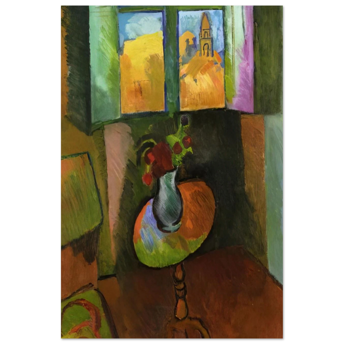 PEDISTAL TABLE RUE SEGUIER 1909 Poster | Raoul Dufy Poster | Raoul Dufy Shop