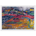 LANDSCAPE WITH RED AND YELLOW Framed Poster | Raoul Dufy Framed Prints Wall Art | Raoul Dufy Shop