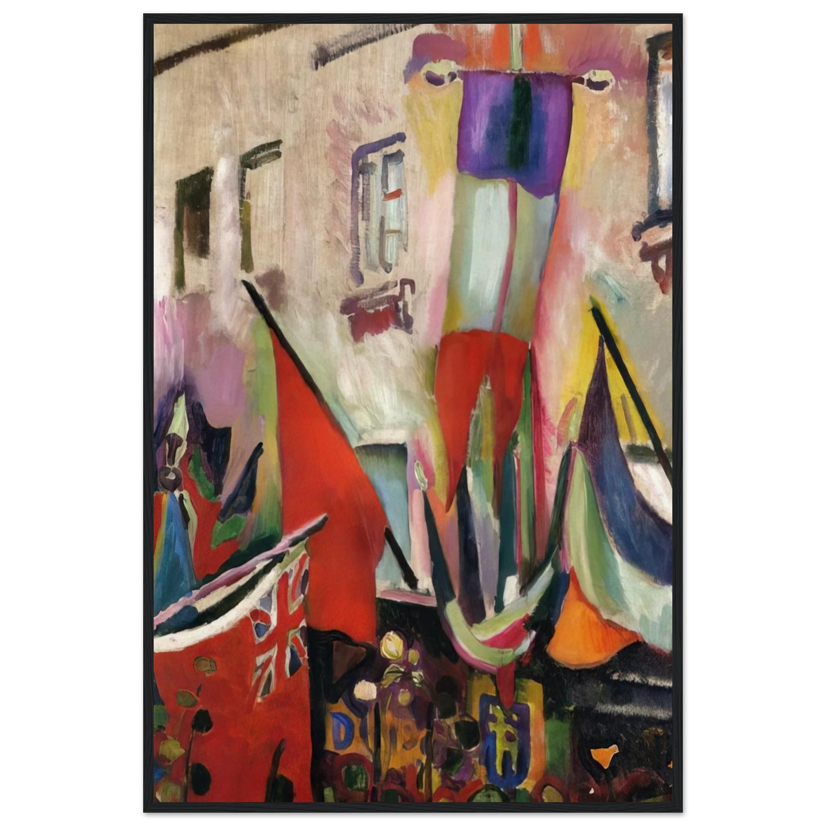 FLAGS 1906 Framed Poster | Raoul Dufy Framed Prints Wall Art | Raoul Dufy Shop