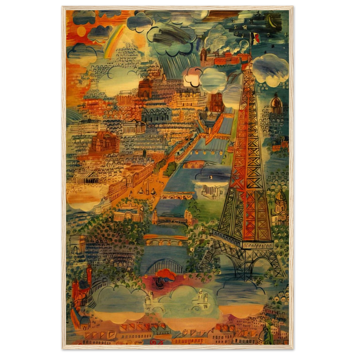 PARIS 1934 Framed Poster | Raoul Dufy Framed Prints Wall Art | Raoul Dufy Shop