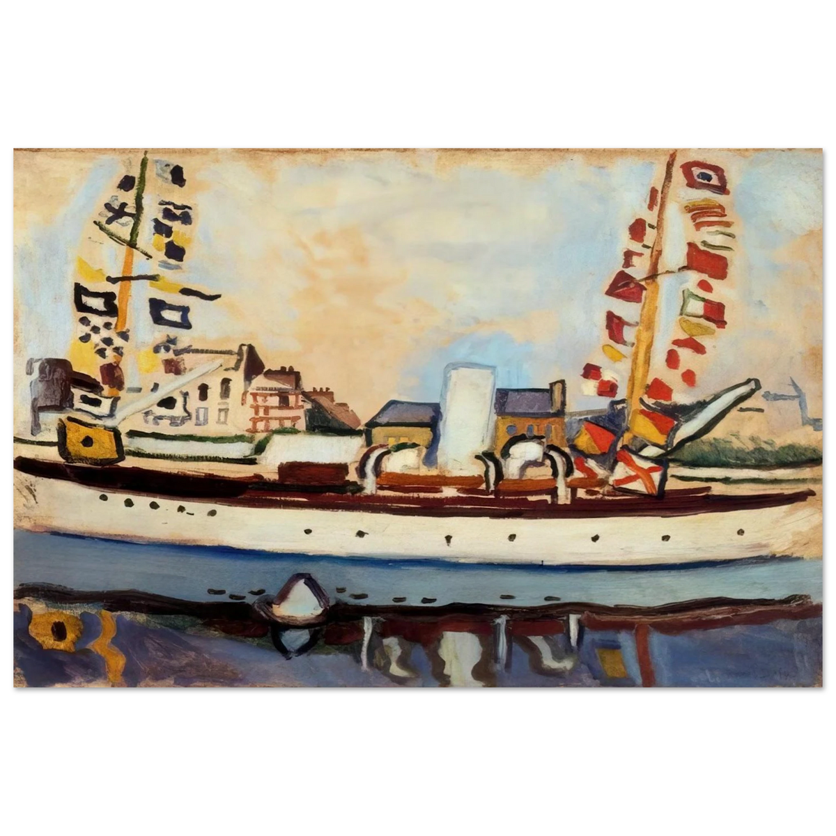 THE ENGLISH YACHT 1906 Poster | Raoul Dufy Poster | Raoul Dufy Shop