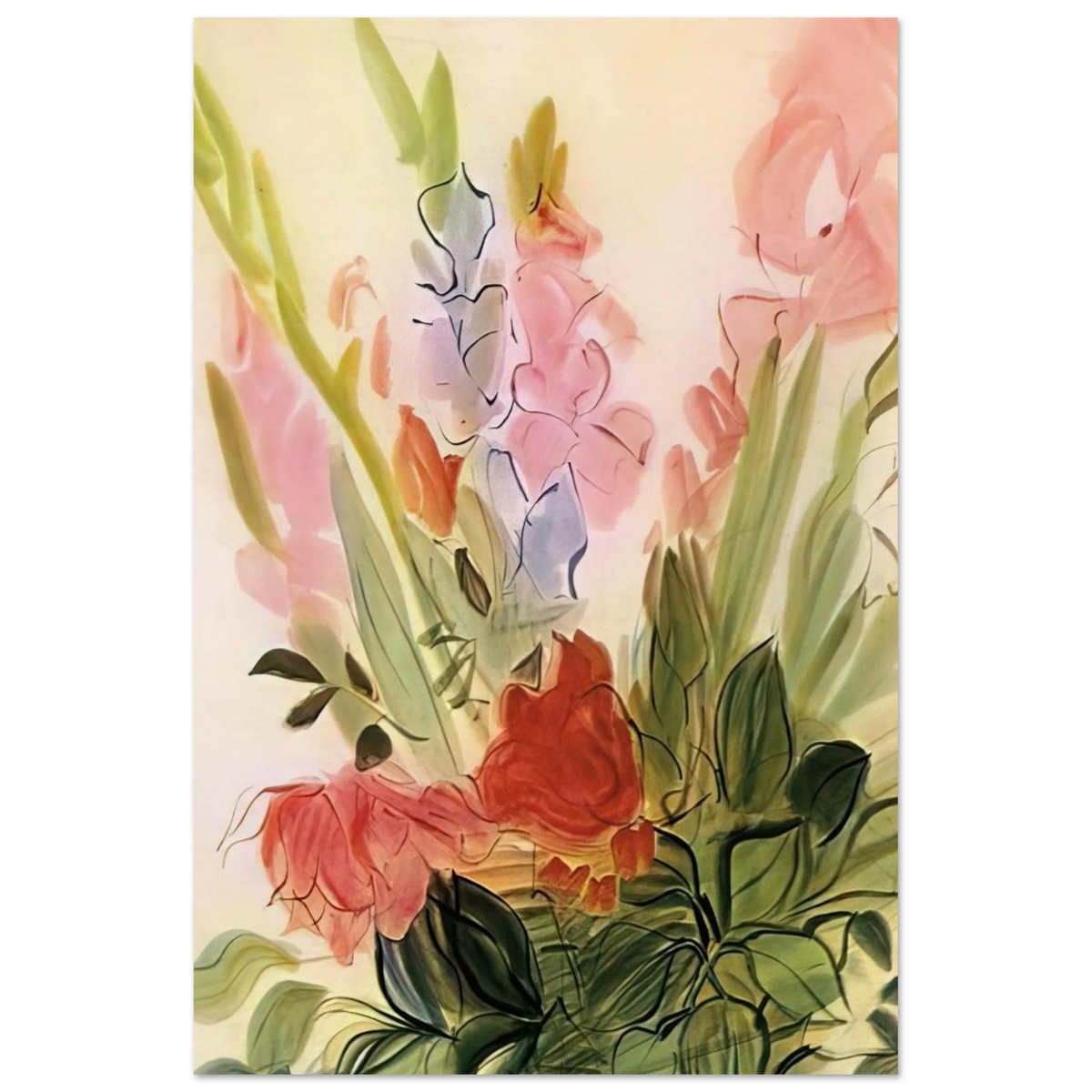 GLADIOLI 1942 Poster | Raoul Dufy Poster | Raoul Dufy Shop