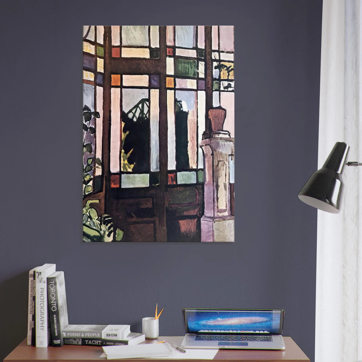 WINDOW WITH COLOURED GLASSES 1906 Canvas | Raoul Dufy Canvas | Raoul Dufy Shop