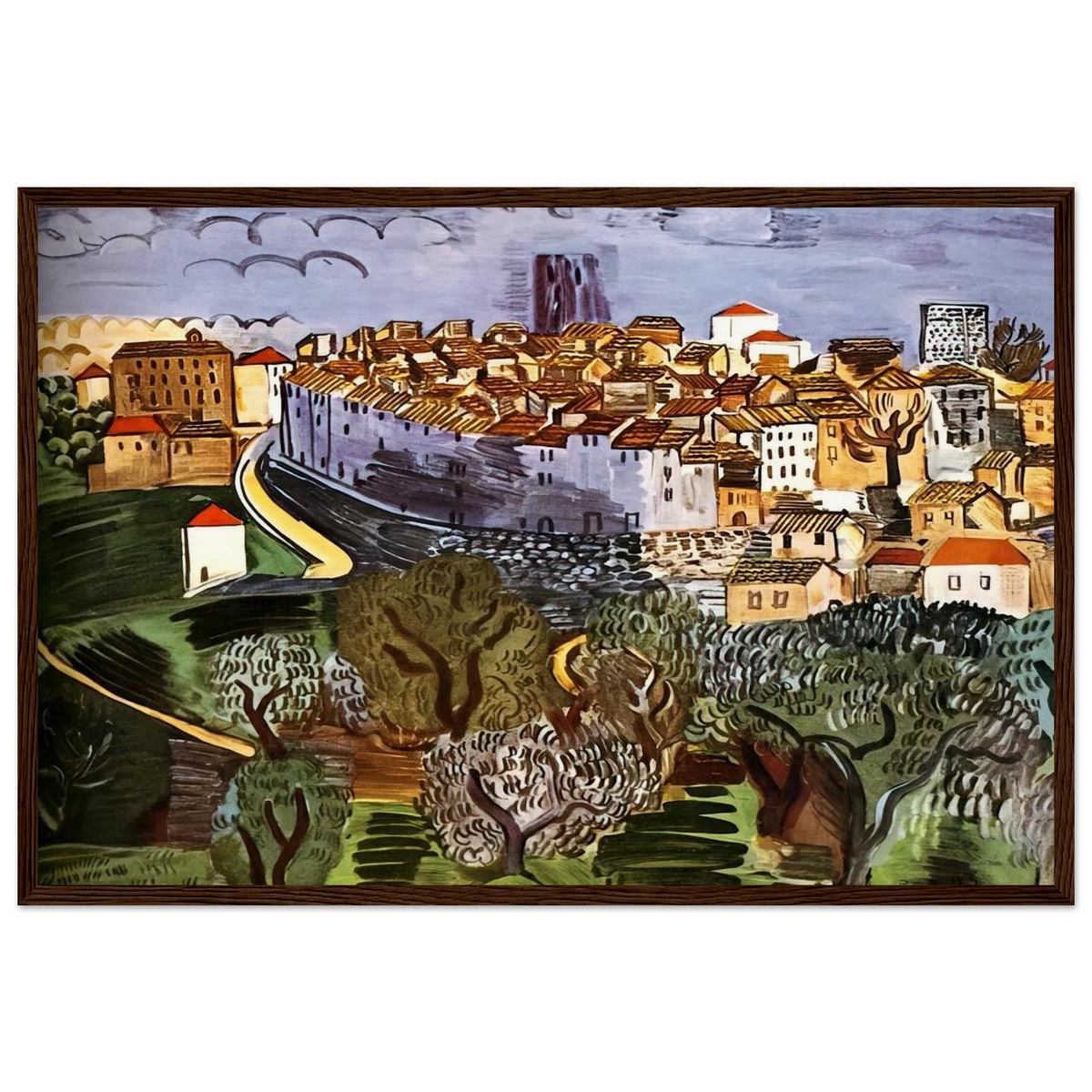 VENCE 1923 Framed Poster | Raoul Dufy Framed Prints Wall Art | Raoul Dufy Shop