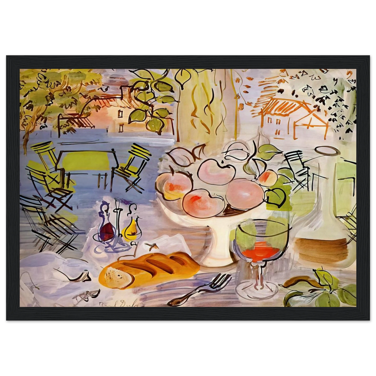 STILL LIFE 1928 Framed Poster | Raoul Dufy Framed Prints Wall Art | Raoul Dufy Shop
