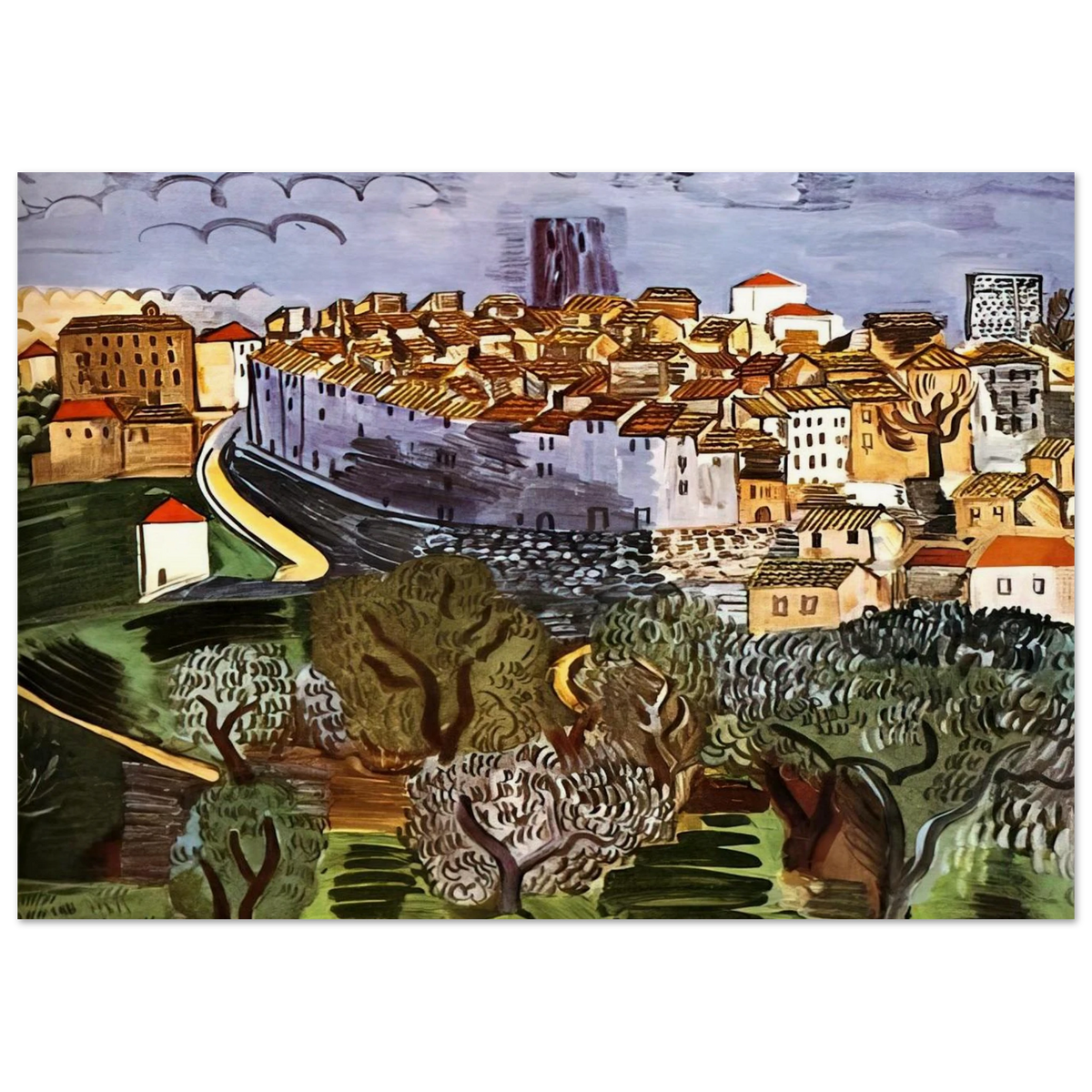 VENCE 1923 Poster | Raoul Dufy Poster | Raoul Dufy Shop
