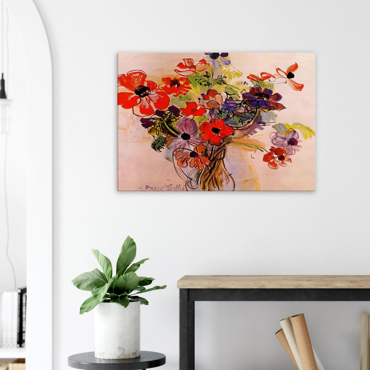 ANEMONES 1953 Canvas | Raoul Dufy Canvas | Raoul Dufy Shop