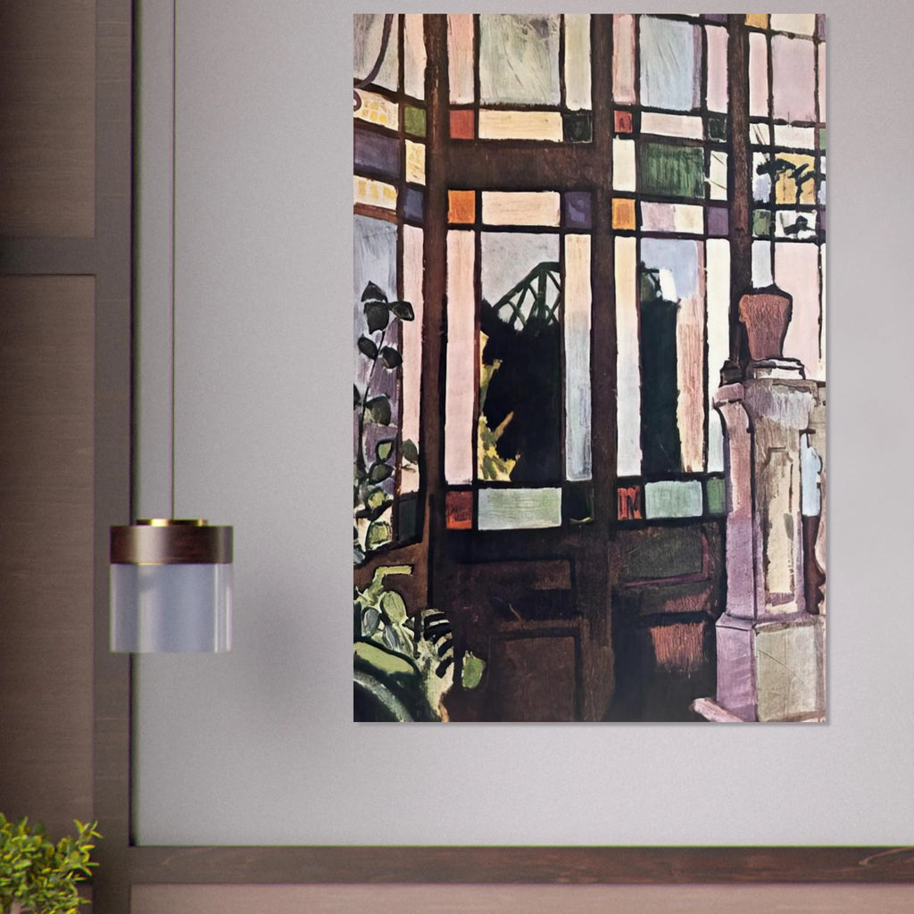 WINDOW WITH COLOURED GLASSES 1906 Poster | Raoul Dufy Poster | Raoul Dufy Shop