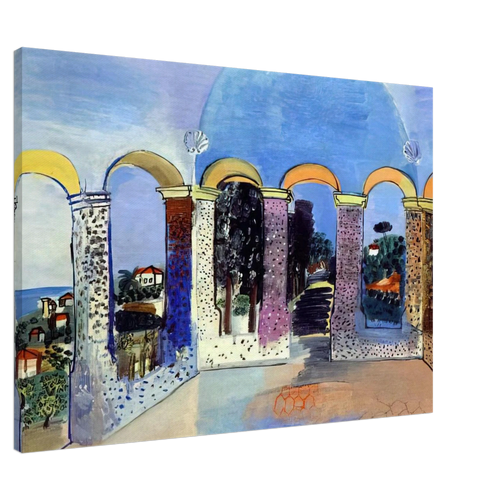ARCADES AT VALLAURIS 1927 Canvas | Raoul Dufy Canvas | Raoul Dufy Shop