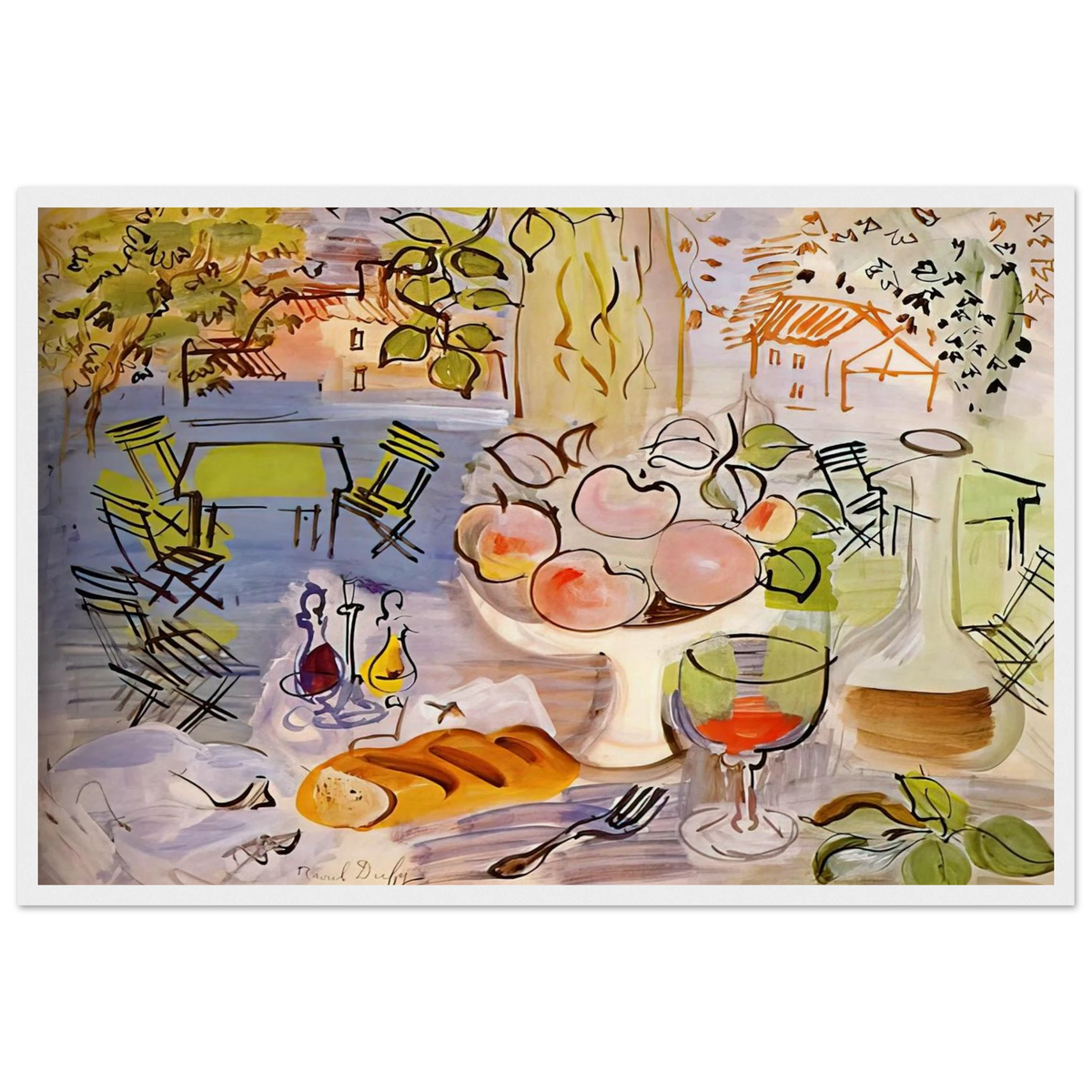 STILL LIFE 1928 Framed Poster | Raoul Dufy Framed Prints Wall Art | Raoul Dufy Shop