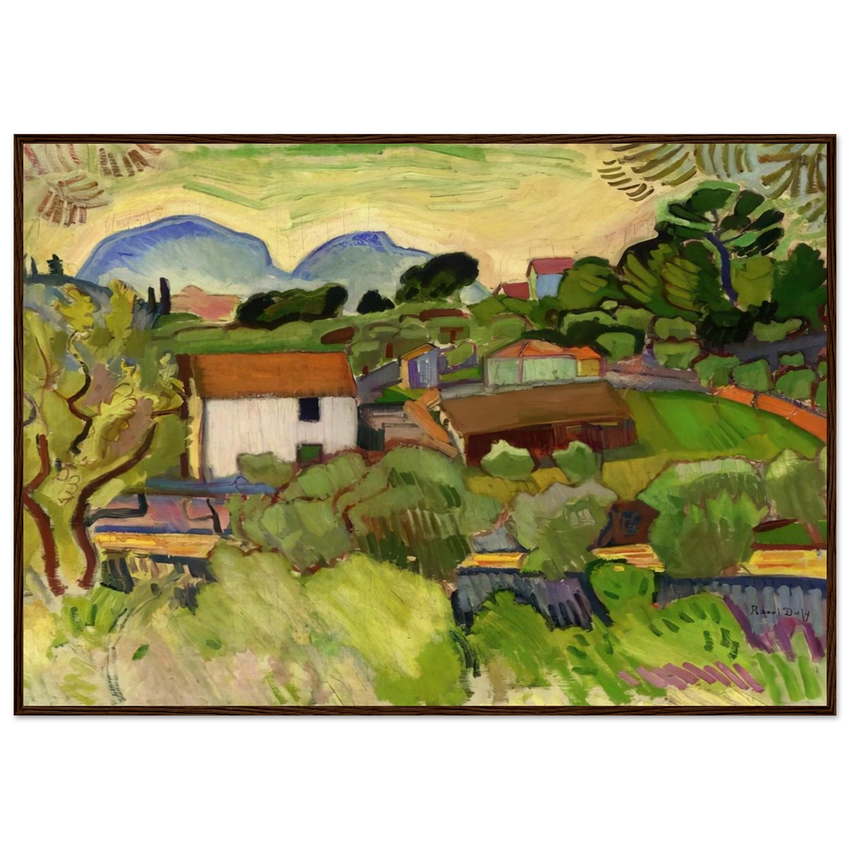 THE RIVER Framed Poster | Raoul Dufy Framed Prints Wall Art | Raoul Dufy Shop