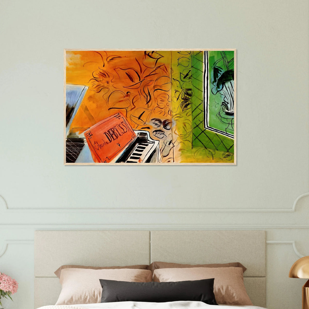 HOMAGE TO CLAUDE DEBUSSY 1952 Framed Poster | Raoul Dufy Framed Prints Wall Art | Raoul Dufy Shop