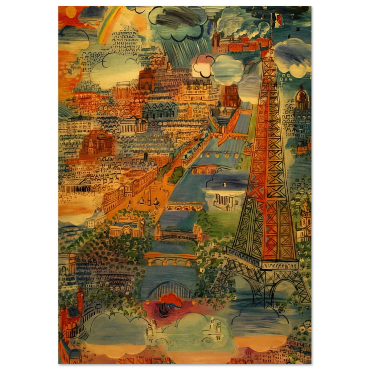 PARIS 1934 Poster | Raoul Dufy Poster | Raoul Dufy Shop
