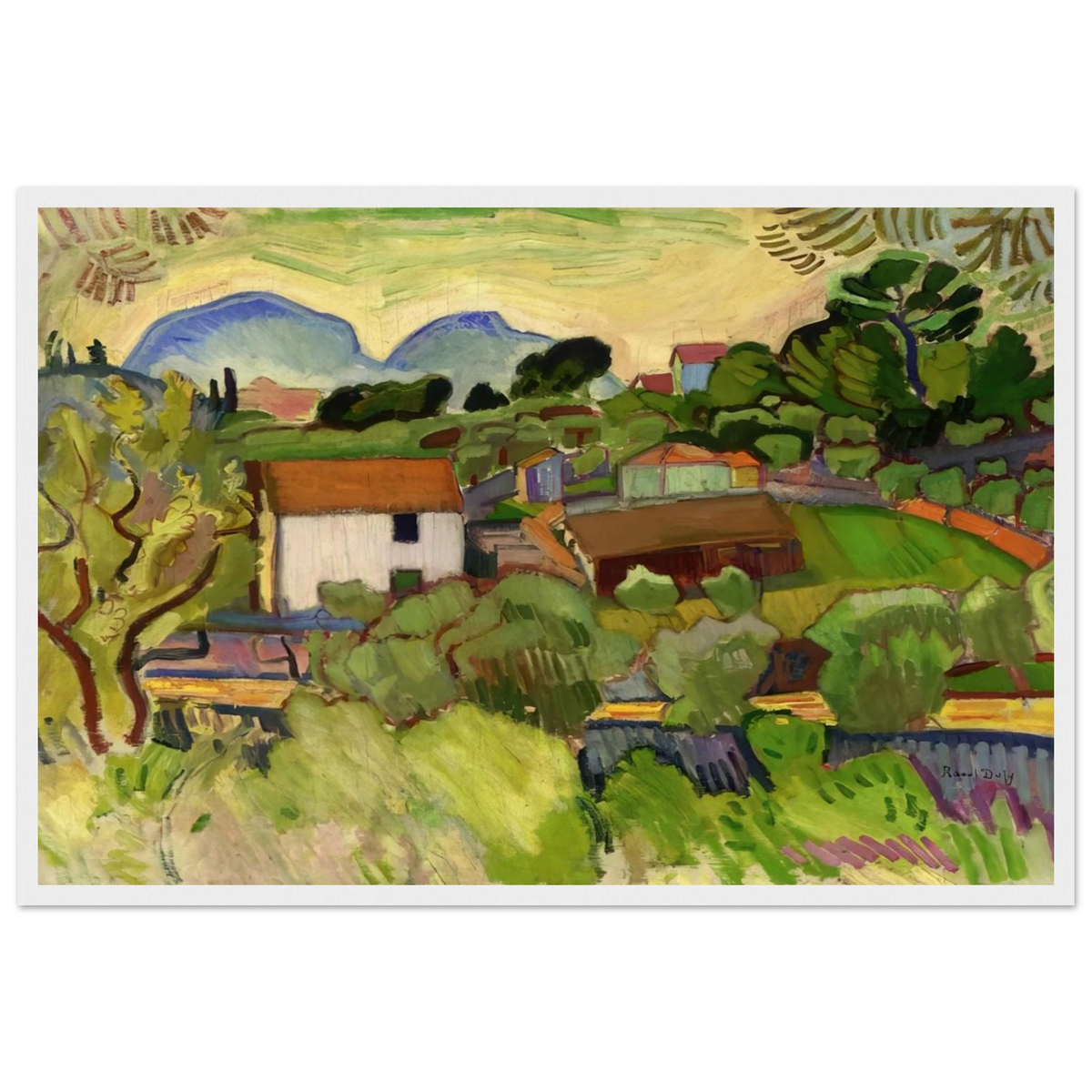 THE RIVER Framed Poster | Raoul Dufy Framed Prints Wall Art | Raoul Dufy Shop